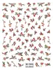 Pegatinas Retro de Uñas con Flores Florecientes Flor Blanca Fresca y Elegante Margarita Pegamento Fuerte y Delgado para Uñas Pegatinas Decoración Venta al por Mayor