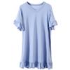 Camisón de Niña para Niños Transfronterizo Ropa para el Hogar de Bebé Camisón de Niña Camisón de Mujer Manga Corta Vestidos de Madre Padre-hijo