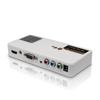 Diferencia de color de operación a HDMI vga ypbpr a hdmi convertidor de video 3.5 audio 1080p caja de conversión