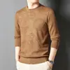 Suéter de Punto de Terciopelo Moca para Hombre Otoño/Invierno 2024 Comercio Transfronterizo Suéter de Terciopelo para Hombre Estilo Moderno Fábrica