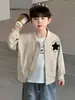 2391 Chaqueta de Béisbol para Niños 2026 Primavera y Otoño Nueva Moda Chaqueta para Bebé Ropa de Otoño Moderna para Niños