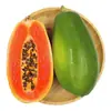 Papaya lechera de pulpa roja de Guangxi, caja completa de fruta fresca de temporada para mujeres embarazadas, papaya madura naturalmente de piel verde con corazón dulce, envío gratis