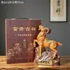 Botella de vino de cerámica Jingdezhen 1.5 kg, jarra de vino artesanal del Zodiaco Oveja, olla de vino sellada para el hogar, pieza decorativa, regalo para el Año de la Oveja