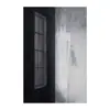 Pintura decorativa negra, blanca y gris para el recibidor, concepción artística abstracta, fondo de sofá, arte minimalista moderno, pintura de pared de pie para sala de estar