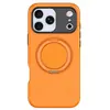 Funda para Teléfono Móvil Apple 18Promax Aplicable Transfronteriza con Soporte Giratorio y Succión Magnética Funda Protectora Anticaídas Iphone17Pm