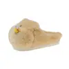 Lindas Pantuflas Peludas de Oso Abeja para Mujer de Invierno Rellenas Calientes Baotou Antideslizantes de Suela Gruesa para el Hogar de Interior de Algodón