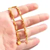 Joias Banheadas a Ouro de Latão, Ouro de Imitação, Duradouras e Não Desbotam, Corrente de Peixinho, Pulseiras Japonesas e Coreanas para Mulheres, Vendas e Fornecimento Direto da Fábrica