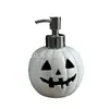 Serie de Halloween Transfronteriza Cerámica Pintada a Mano Calabaza Cara de Fantasma Dispensador de Gel Antibacterial Botella de Cerámica para Loción