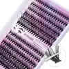 Popular Transfronterizo 240 Racimos 3040D Racimo Individual Pestañas Postizas 10-14mm DIY Segmentadas Naturales Gruesas Pestañas