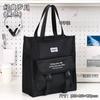 Mochila portátil para estudante de treinamento bolsa de livros grande capacidade lona Oxford bolsa para arquivos bolsa de armazenamento material para aula de reforço do ensino médio bolsa para arquivos