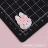 Acessórios Criativos Fofos de Coelho Miffy com Laço de Resina DIY Cola de Creme Capinha de Celular Presilha de Cabelo Elástico de Cabelo Chaveiro Atacado