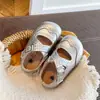 Sapatos de Couro para Meninas 2026 Primavera/Outono Novos Estilo Coreano Cruzados com Velcro Sapato Mary Jane Sapato de Princesa Solteiro Versátil