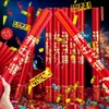 Tubo de Fuegos Artificiales para Inauguración de Casa, Pistola de Saludo, Tubo de Regalo de Mano, Tubo de Fuegos Artificiales, Pistola de Fuegos Artificiales Enrollada a Mano, Suministros para Inauguración de Casa al por Mayor