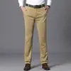 Pantalones Casuales de Verano para Hombre, Pantalones de Vestir Rectos Sueltos, Estilos Delgados y Gruesos, Pantalones Largos de Alta Elasticidad para Hombre, Secado Rápido