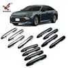 Adequado para 24 Toyota Crown Sedan Carro Modificado Capa de Acabamento da Maçaneta da Porta Adesivo Anticolisão para Maçaneta da Porta