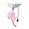 Diadema de Pescado con Lentejuelas de Dibujos Animados Dulce Linda Verano Océano Tarjeta para el Cabello Joyería Accesorios para el Cabello de Niños Suministro de Diadema