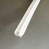 Tira para Puerta de Vidrio de Ducha, Tira Transparente de PVC Sellada, Tira Retenedora de Agua, Tira Anticolisión, Accesorios de Baño