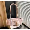 Bolso Transfronterizo de Moda Estilo Coreano para Mujer, Nuevo Bolso Baguette de Lunares con Lazo, Bolso de Hombro Elegante y de Moda