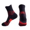 Calcetines deportivos engrosados de media pantorrilla con base de toalla absorción de impactos antifricción calcetines de baloncesto entrenamiento al aire libre malla absorbentes de sudor calcetines desodorantes
