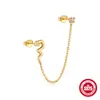 Novos brincos de corrente com franja em prata de lei 925 com diamante colorido brincos Europeus e Americanos venda quente nicho brincos de cobra