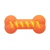 Brinquedo de Morder para Cachorro, Perna de Frango Simulada, Brinquedo para Limpeza dos Dentes e Dispensa de Ração, Brinquedo Interativo de Treinamento em Material TPR para Pet