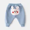 Calça Dudu Baby Bumbum Grande Roupa de Inverno Bebê Outono e Inverno Calça Comprida Infantil Lã Calça Casual Estilosa Tendência Outono e Inverno