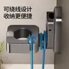 Secador de Cabelo Banheiro Lavatório Tubo de Vento Enrolador de Fio Sem Furar Novo Montado na Parede Ventosa Secador de Cabelo Suporte de Armazenamento