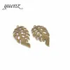 YuenZ Accesorios para joyería DIY Colgante de aleación de hoja Colgante pequeño de aleación retro Europa y Estados Unidos popular Q303