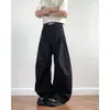 Fabricante Transfronterizo Pantalones Cargo Estilo Retro Americano Unisex Primavera Verano Nuevos Holgados Pierna Ancha Largos Rectos Casuales