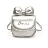 Nueva Bolsa de Accesorios para Niños, Dulce y Linda Bolso de Hombro de Princesa con Lazo, Elegante Mini Bolso Cruzado para Bebé de Lunares