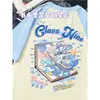 Camisetas personalizadas de manga curta 100% algodão para eventos esportivos, personalização de LOGO DIY de formatura para alunos do ensino fundamental II e médio