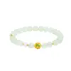 Pulsera de Piedra de Uva de Calcedonia Blanca Natural para Mujer Plata de Ley S925 Esmalte Frío Mariposa Estilo Chino Nuevo Exquisita Pulsera de Gama Alta