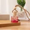 Tapa de Cinco Líneas Colorida Cilíndrica Diamante Piña Botella Vacía 8ml Perfume Aromaterapia Aceite Esencial Colgante de Coche Wang Cong Aromaterapia de Interior