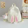 Orelhas de Coelho Fofas Mochila Pequena de Alto Valor para Crianças Novo Estilo Ins Japonês Mini Mochila Doce para Meninas