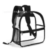Mochila transparente de PVC transfronteriza de Amazon para niños y niñas, mochila escolar para estudiantes, portátil para exteriores, de gran capacidad, a la moda, mochila deportiva