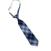 Camisa estilo preppy JK corbata cuadros azules todo a juego estilo japonés sin corbata para hombres y mujeres