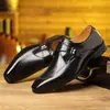 Zapatos de Cuero para Hombre, Estilo Nuevo, Zapatos de Cuero de Negocios con Hebilla Estilo Británico, Zapatos Formales para Hombre, Ropa Profesional para Oficina, Zapatos de Moda para Hombre