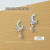 Celebridad de Internet Serie Chica Miaojiang Accesorios para Uñas Estilo Zirconia Estrella y Luna Perla Lujo Estilo Palacio Decoraciones para Uñas Venta al por Mayor