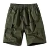 Novas calças esportivas casuais de bolso de verão, tamanho europeu, moda solta masculina, shorts de trabalho modernos