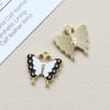 Colgante de aleación con forma de gota de aceite de color, mariposa pequeña, estilo retro, con dibujos animados, para hacer tú mismo, joyería hecha a mano, pendientes, collares, accesorios, material