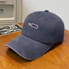 Gorra de Béisbol Lavable con Batería Baja al Uno por Ciento Moda Versátil Protección Solar Europea y Americana Gorra Visera Gorra de Pico Unisex