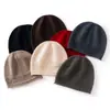 Nuevo gorro de cachemira, gorro de punto jacquard calado otoño/invierno, gorro cálido y resistente al frío para mujer, gorro de punto simple y versátil