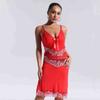 Pijama Nuevo para Mujer 2025 Comercio Exterior Pijama Camisola de Rayón con Encaje de Color Sólido para Mujer Venta al por Mayor Transfronteriza
