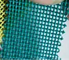 Tejido de Malla con Rejilla de PVC de 12 Pines para Bolsas, Bolsos, Bolsas de Malla para Frutas y Verduras, Tejido de Malla Cuadrada de Tricot para Cochecitos de Bebé