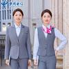 Chaleco Camisa Abrigo Sala de Negocios de Telecomunicaciones Ropa de Trabajo Traje de Mujer Nuevo Uniforme Ropa de Negocios Traje de Tres Piezas para Mujer