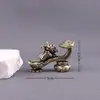 Riqueza de Latón Puro, Cornucopia Propicia y Deseosa, Decoración Retro para el Hogar, Artesanías Adornos de Mascota de Té para Escritorio de Oficina