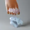 Sebs Separador de Dedos para Chinelo de Três Furos Separador de Dedos de Silicone Sobreposto Protetor de Dedos Separador de Dedos Espessado Almofada para a Parte da Frente do Pé