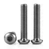 Tornillos de Cabeza Redonda con Enchufe Hexagonal de Titanio Puro Ta2 Estándar Nacional Gb6170 Tornillos de Cabeza de Champiñón Redonda de Aleación de Titanio M8