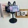 Soporte de escritorio para teléfono móvil lindo conejo de dibujos animados plano Soporte universal telescópico ajustable elevable soporte perezoso