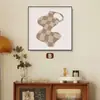 Ventas Directas de Fábrica Pintura Decorativa para Sala de Estar Francesa Color Morandi Pintura de Exhibición de Atmósfera para Dormitorio Junto a la Cama Pintura de Pared Retro